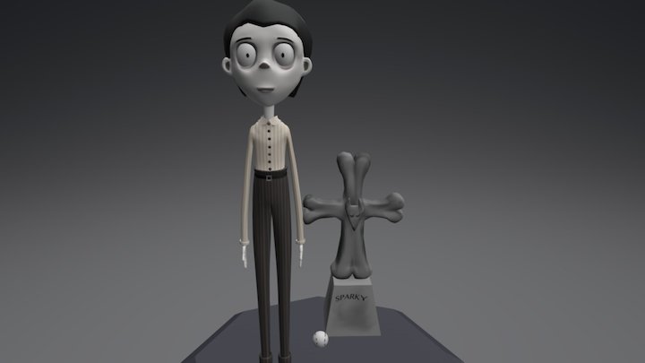 Victor from Frankenweenie 3D Model