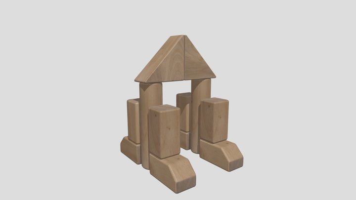 Unit-block-gate 3D Model