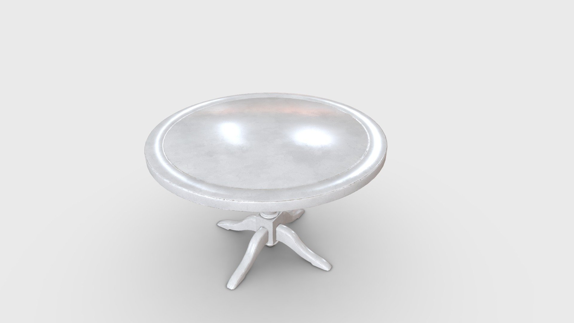 Round Dining Table PBR