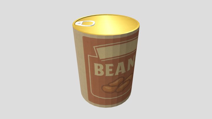 Canned beans 3D Model