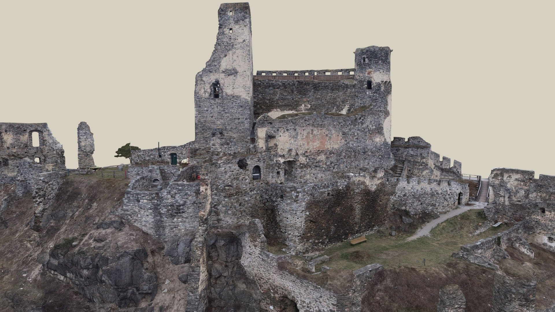 Burgruine Senftenberg — Sketchfab embed 3D viewer