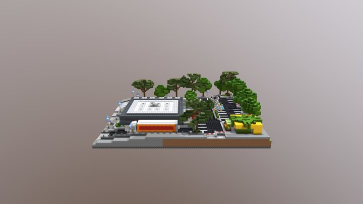 Supermarket (RIGHT FILE 3D Model