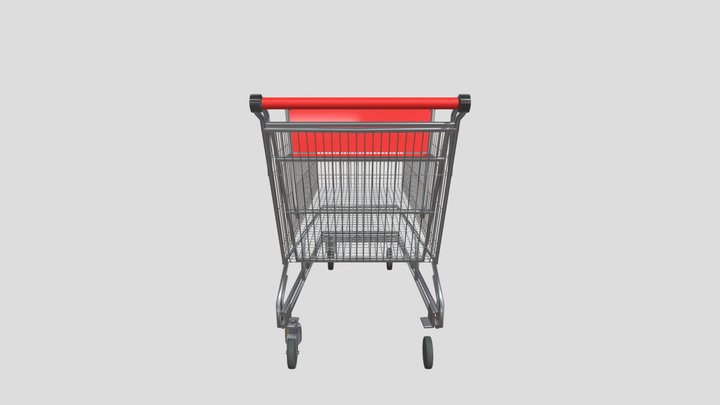 Shopping cart 3D Model