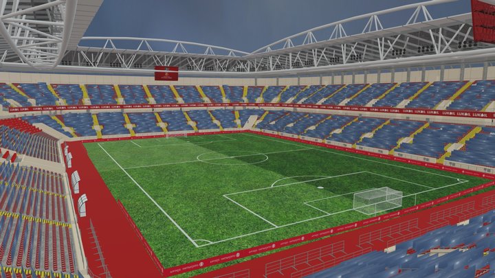 Spartak Arena Moscow - 3D Model by SQUIR
