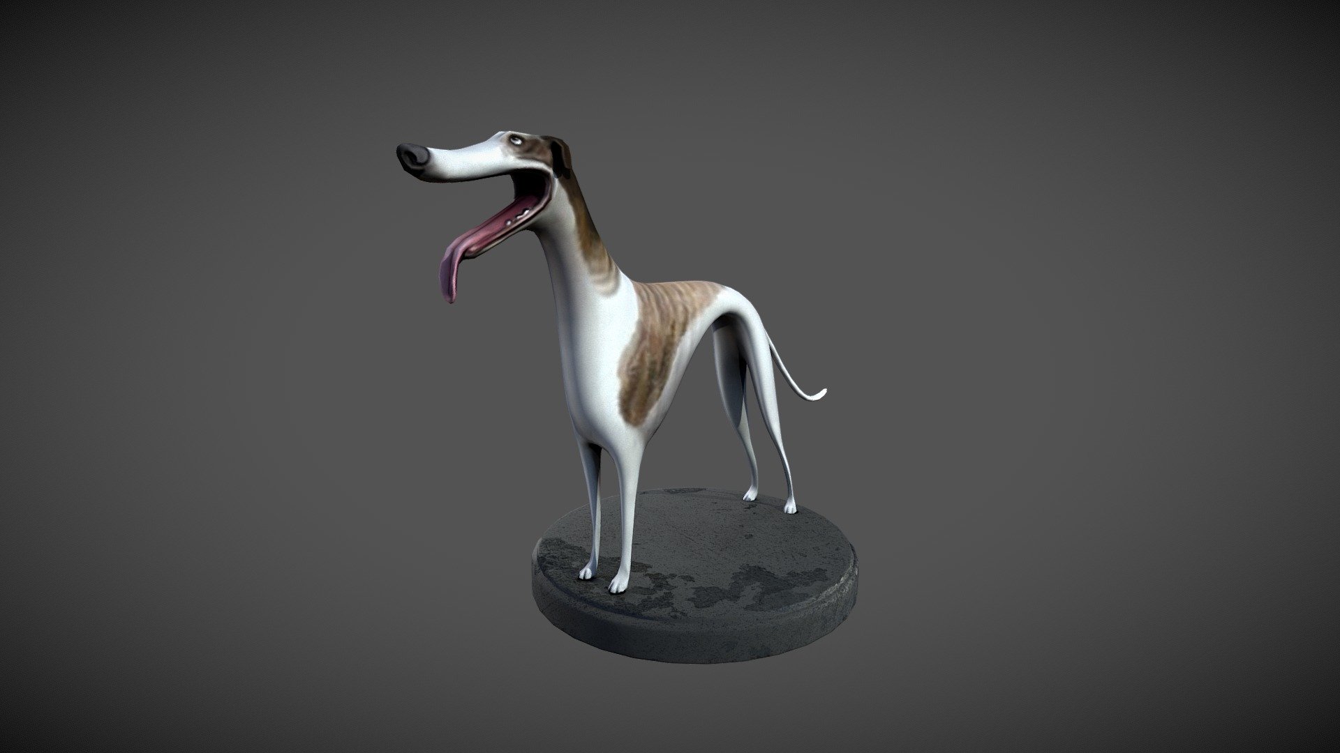Greyhound in Blender