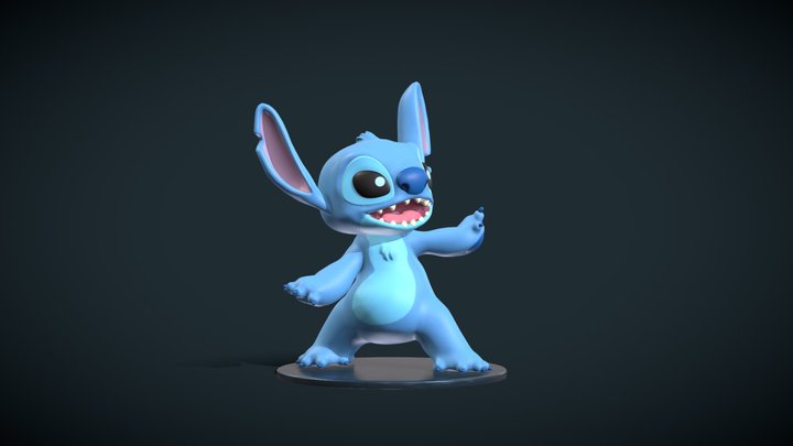 Lilo and Stitch - Surf Day 3D Model