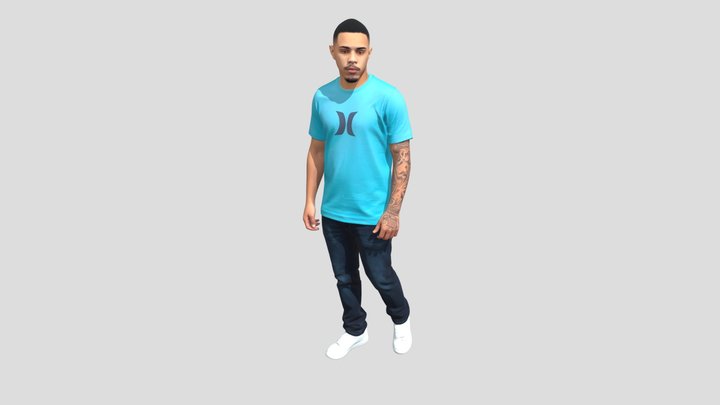 Turquoise Tee Portrait – Modello 3D gratuito STL