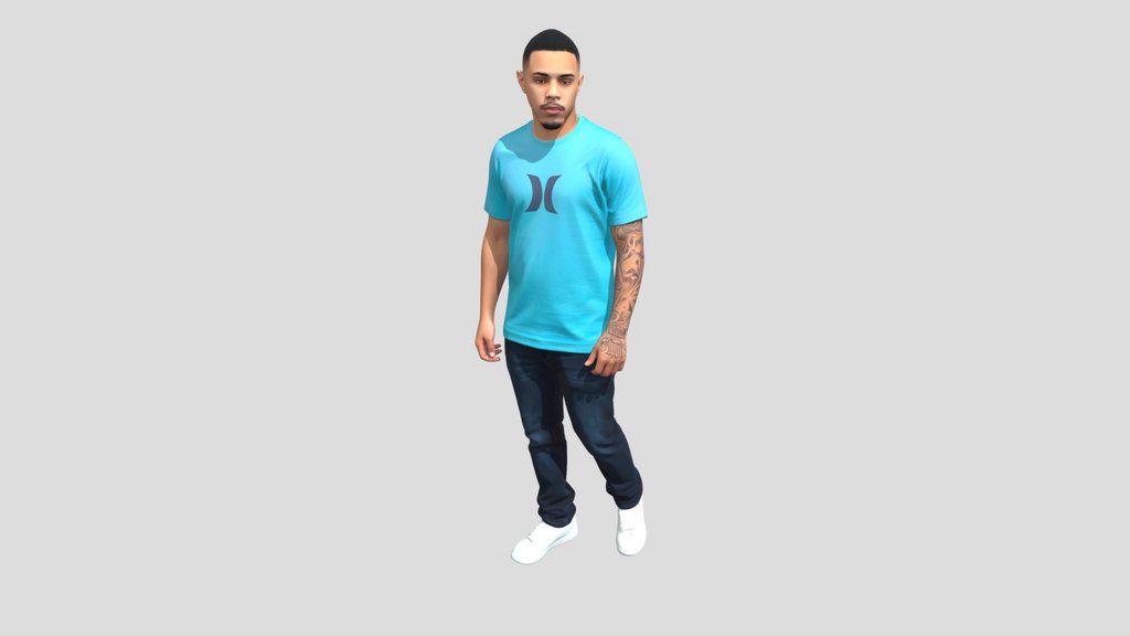 Turquoise Tee Portrait