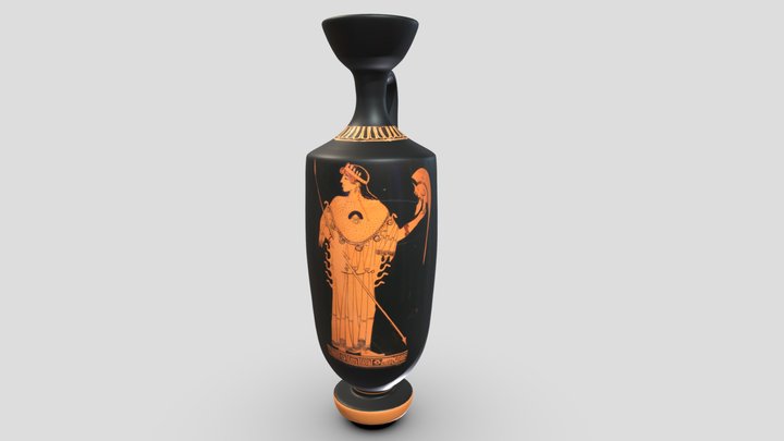 Lécito - lekythos - λήκυθος (MET 27.122.6) 3D Model