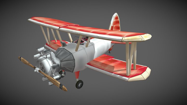 DAE Game Art 1: Assignment 1 - Flying Circus 3D Model