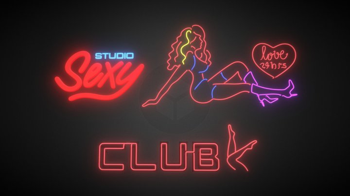 neon 3D Model