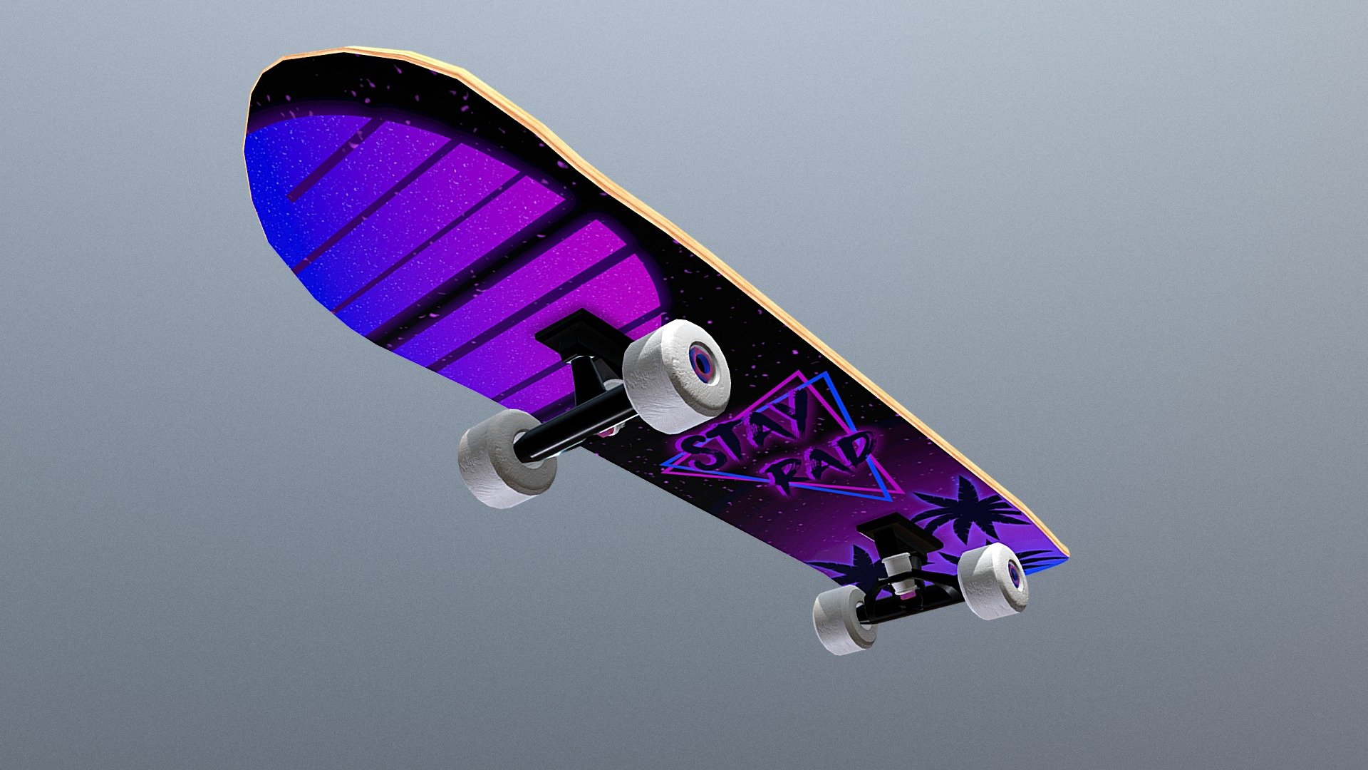 Skateboard - Download Free 3D model by Luke Johnston (@Uplinkk) .