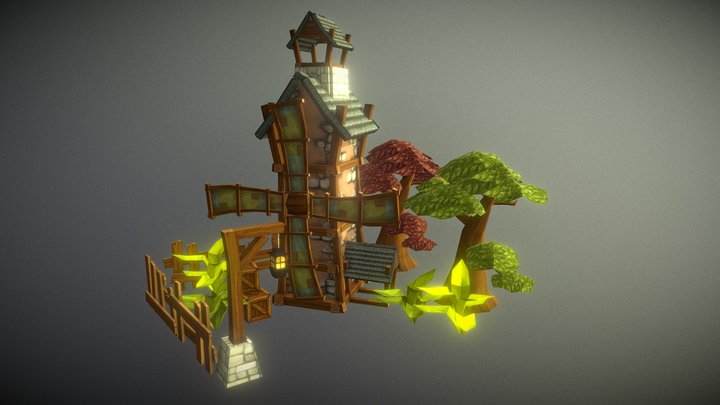 Windmill 3D Model