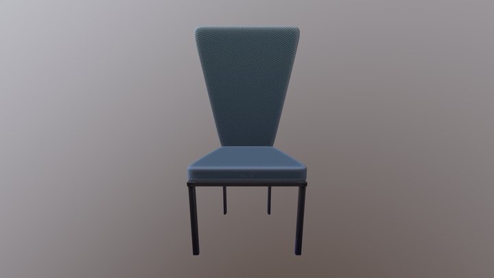 Cartoon Chair 3D Model