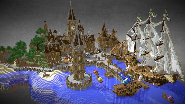 Ostspawn - Minecraft 3D Model