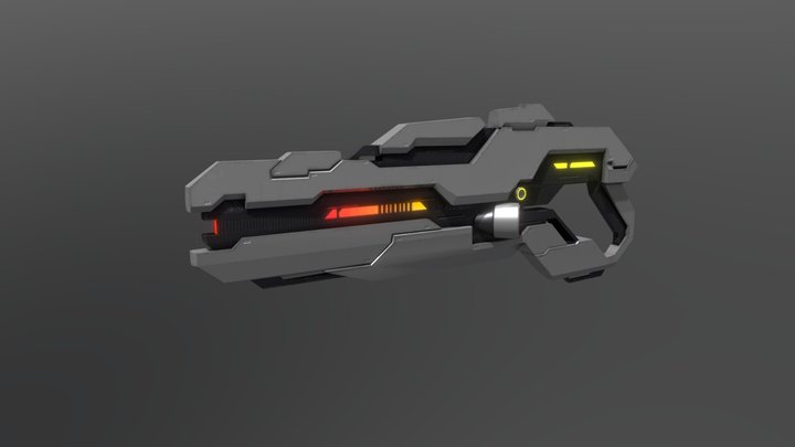 Halo Forerunner Supressor Wernissage Redesign – Modello 3D gratuito STL