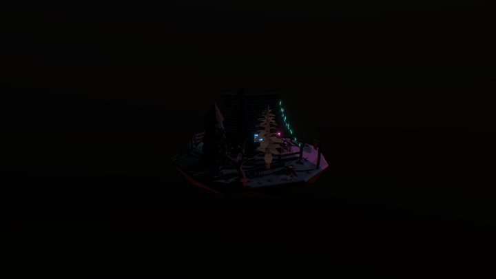 Fantasy Night Tavern 3D Model