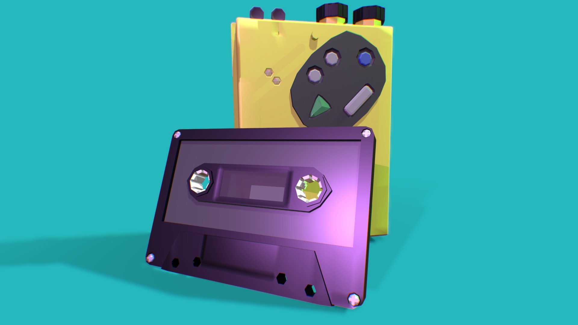 Cassette and Walkman 3D model by geege [03f3057] Sketchfab
