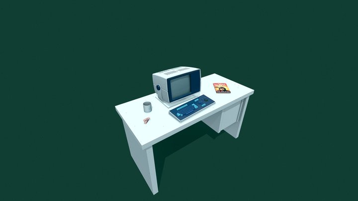 Severance Desk 3D Model