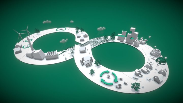State of Green - Circular Economy 3D Model