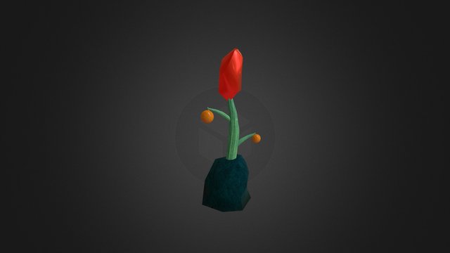 Crystal Fruit Plant 3D Model
