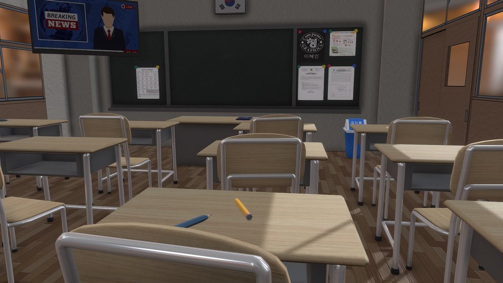school area - A 3D model collection by irhasyer - Sketchfab