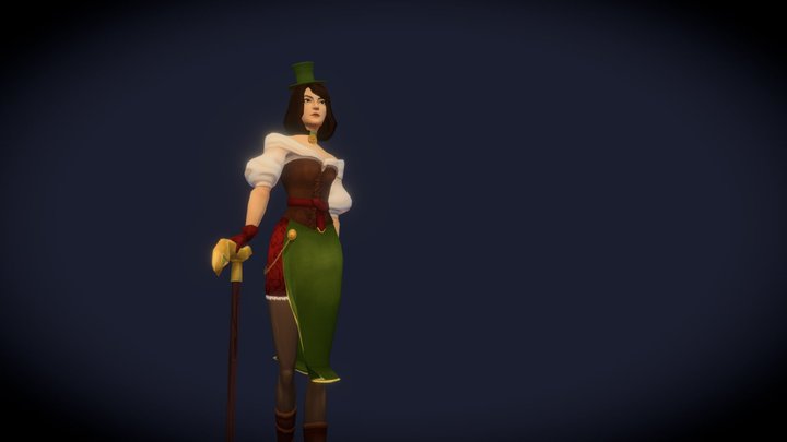 Village Tavern Owner; Original character project 3D Model