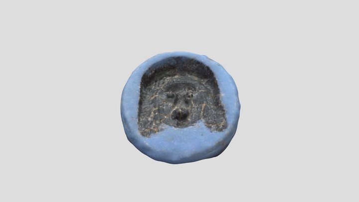 blue intaglio 3D Model