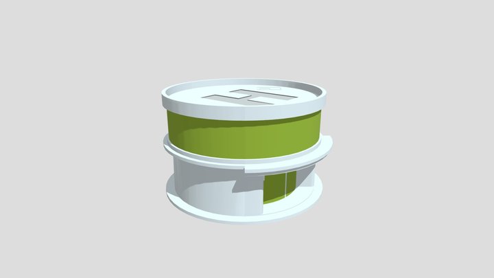 Tube House 3d model 3D Model
