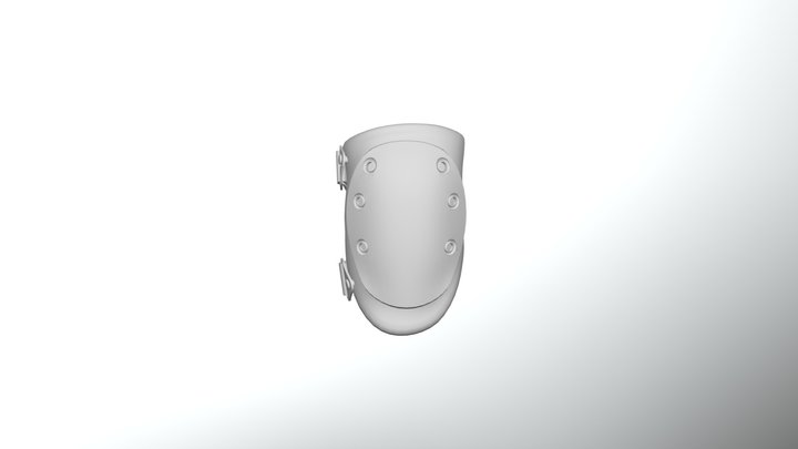black hawk knee pad low poly re-upload 3D Model
