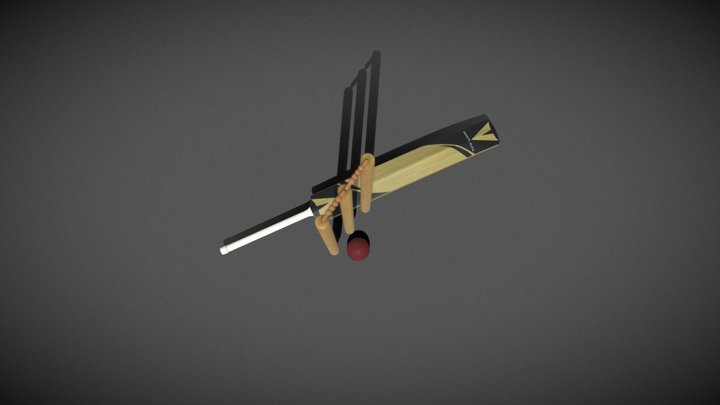 Cricket Set 3D Model