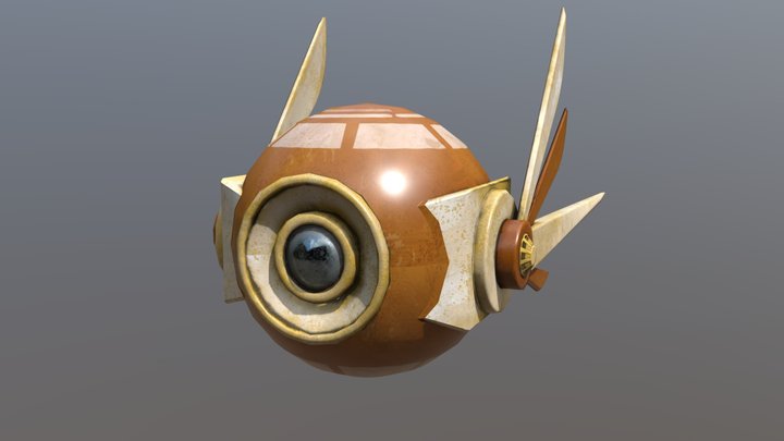Robot SciFi 3D Model