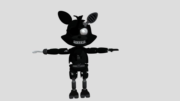 Shadow Withered Foxy – Free 3D Model STL