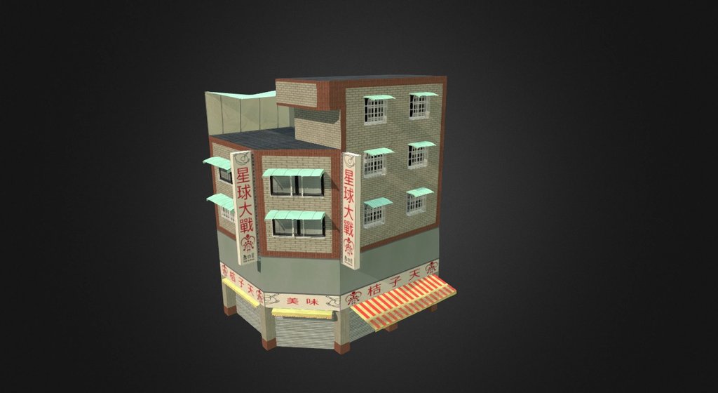 Restaurant - 3D model by brianvanhyfte [03f8dbe] - Sketchfab