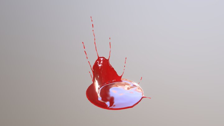 Water Splash Animation - SplashA 3D Model
