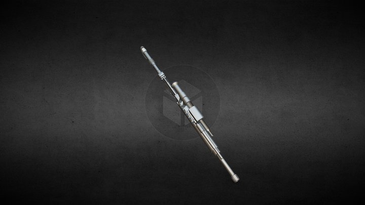 A-280 Blaster Rifle (Star Wars) 3D Model