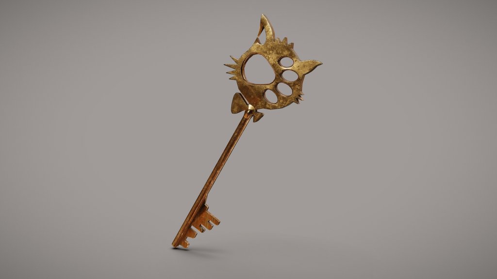 Fairy tale kitty key
