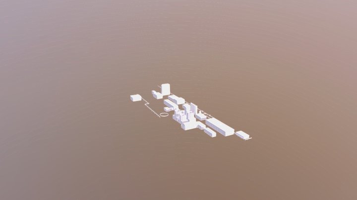 Kokerei Hansa 3D Model