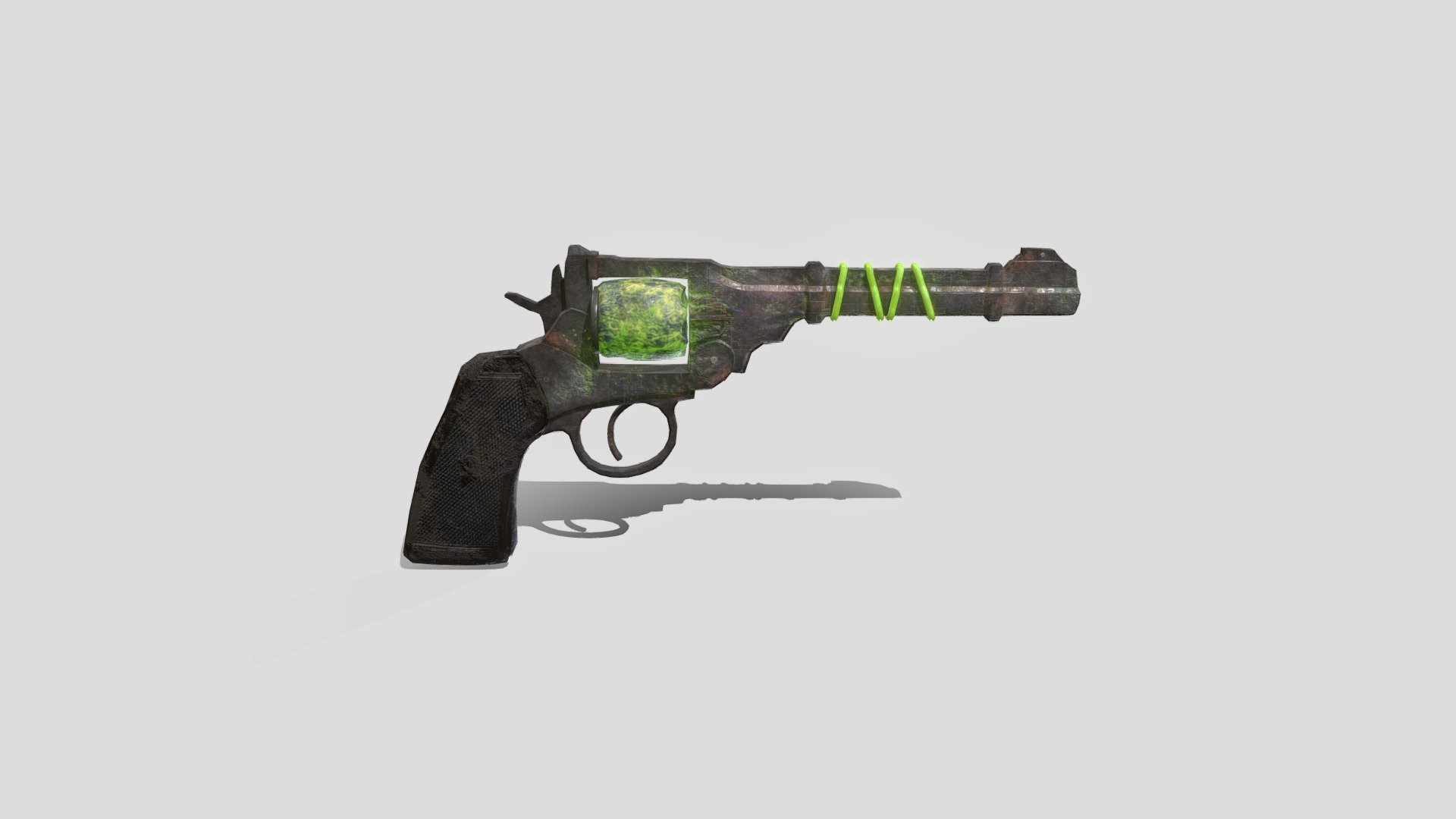 Sci-fi/Fantasy Webley revolver - 3D model by JamWaf [03faf12] - Sketchfab
