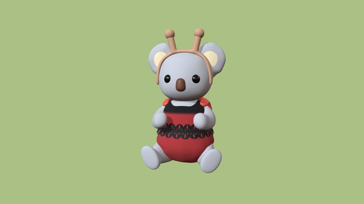 Sylvanian Families - Ladybug Koala – Free 3D Model STL