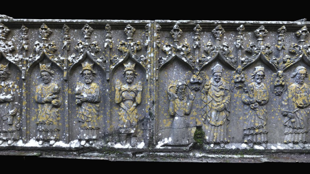 Strade Abbey Wall Tomb Front
