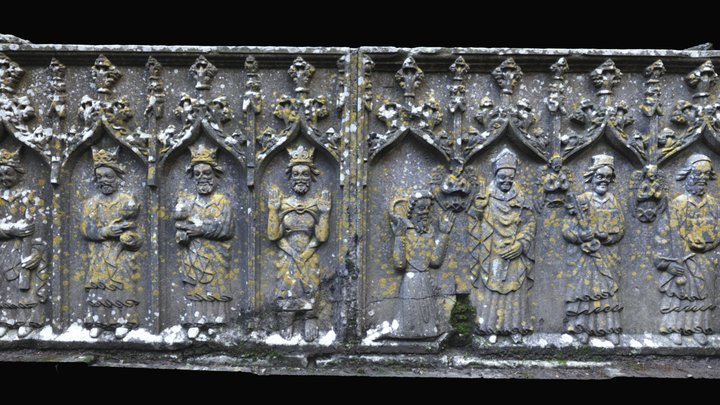 Strade Abbey Wall Tomb Front