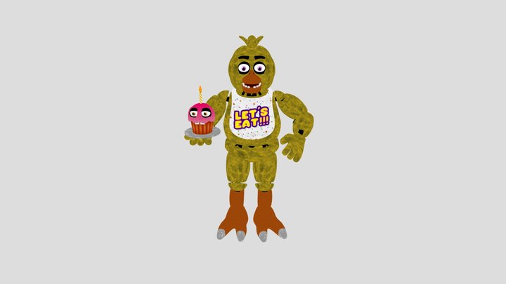 Chica The Chicken (UFMP) 3D Model
