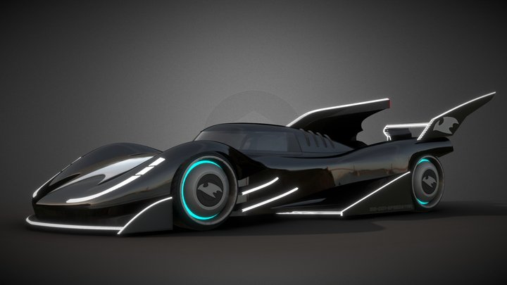 BatMobile Redesign 3D Model
