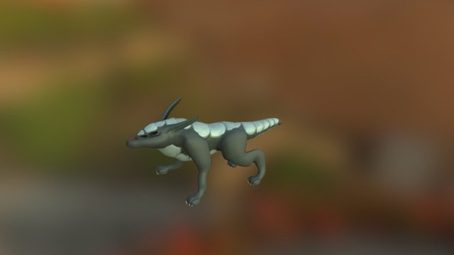 Creature Bite 3D Model