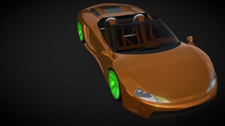 Coupe V12 Restyle Spider N 3D Model