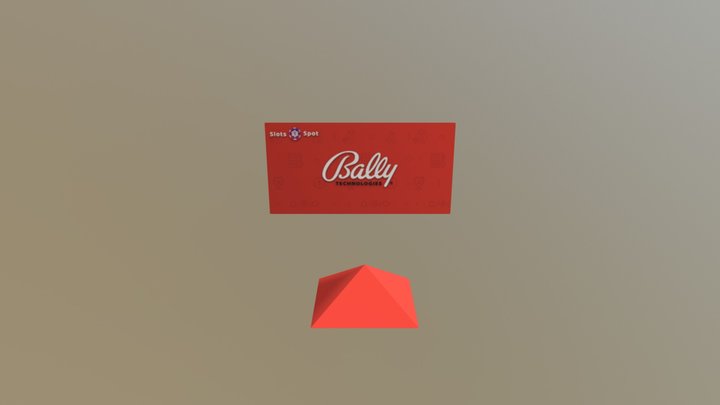 Online slots machine software provider Bally 3D Model