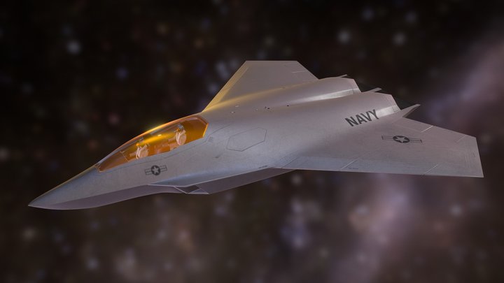 Boeing F/A-XX 3D Model