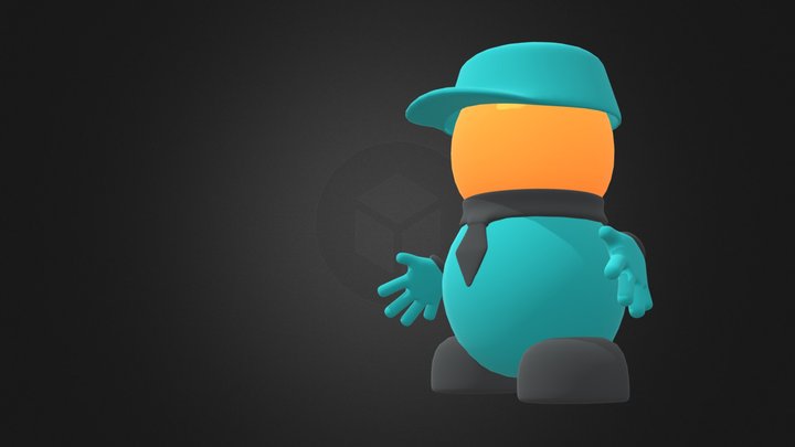 Post Man 3D Model