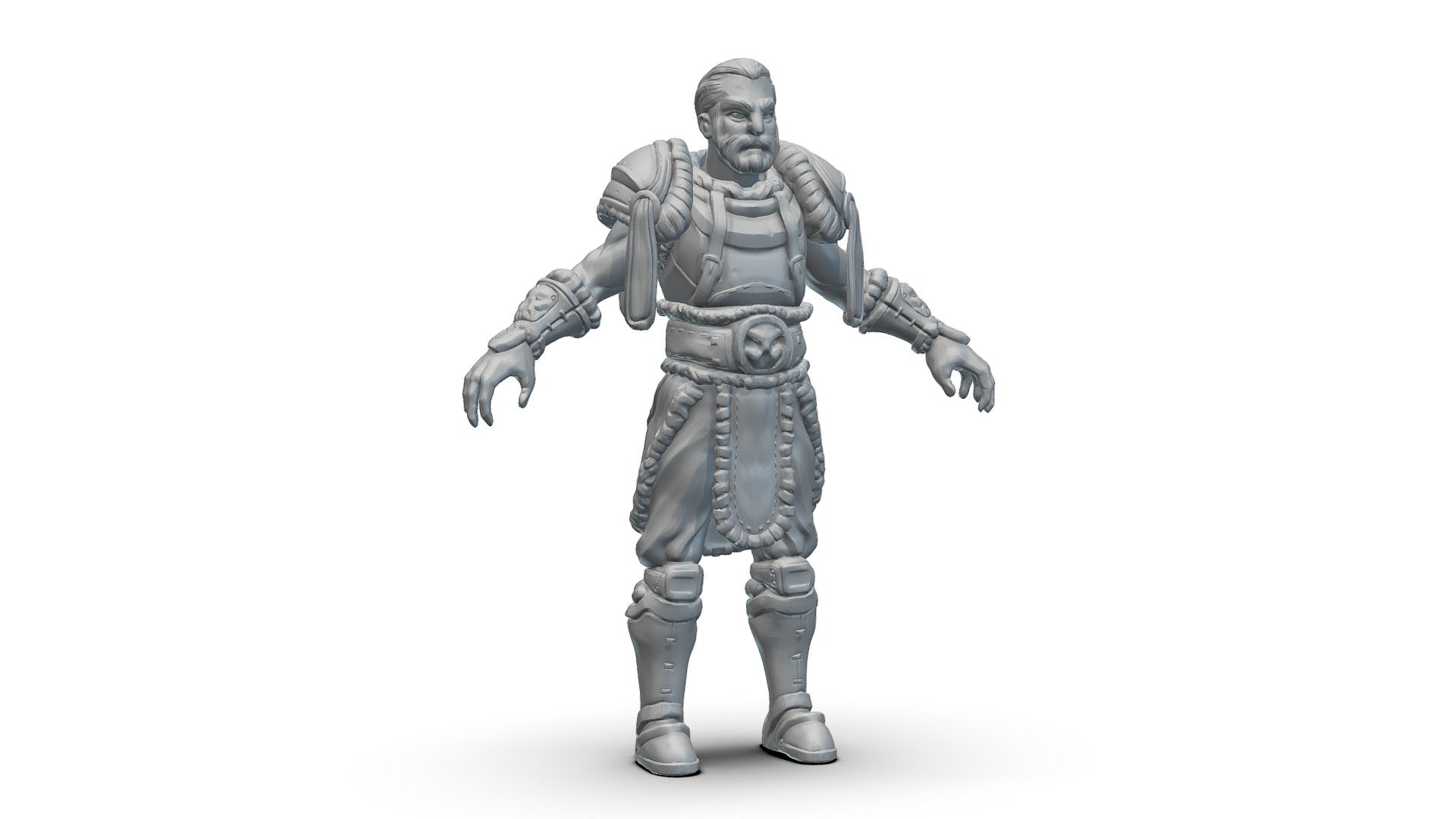 Pre_Retop_Roman Warrior